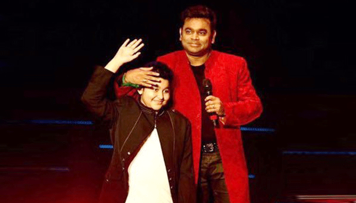 Rahmans son  A.R. Ameen makes Hindi singing debut