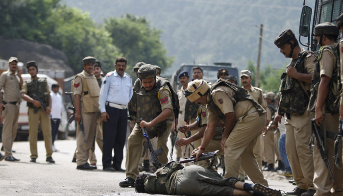 Two policemen, two civilians killed in terrorist attack in Kashmir