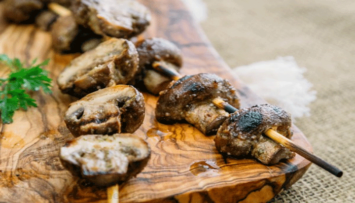 Yummilicious mushrooms, grilled or microwaved, are more healthier