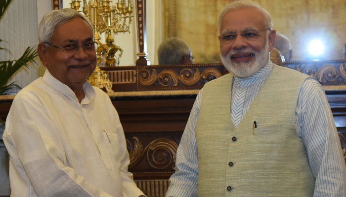 Bihar CM Nitish Kumar meets PM Narendra Modi