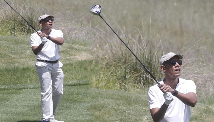 Former US Prez Barack Obama spotted golfing at Italian resort