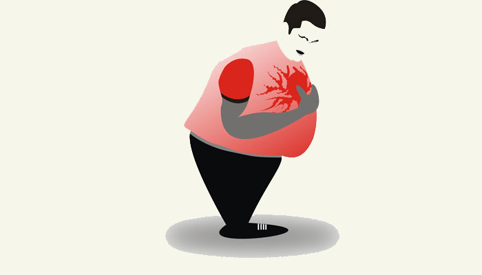 Obesity can cause cardiovascular diseases even in young