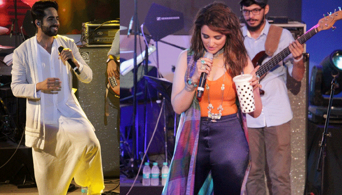 Parineeti Chopra, Ayushmann mesmerize audiences at Meri Pyaari Bindu music concert