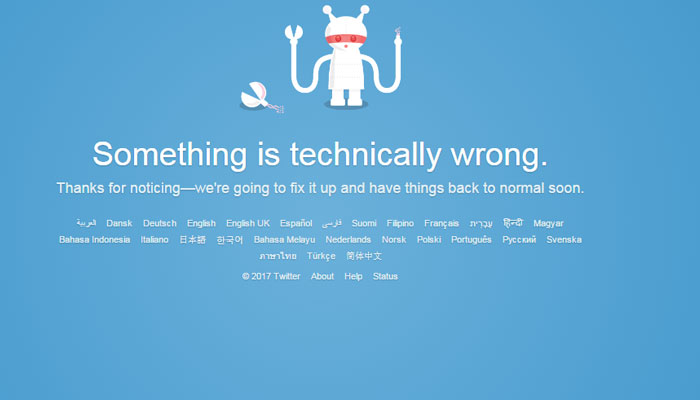 Shocking! Twitter goes down with technical glitch