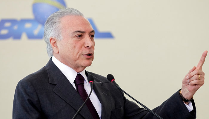 Brazilian President accused of nations biggest mafia