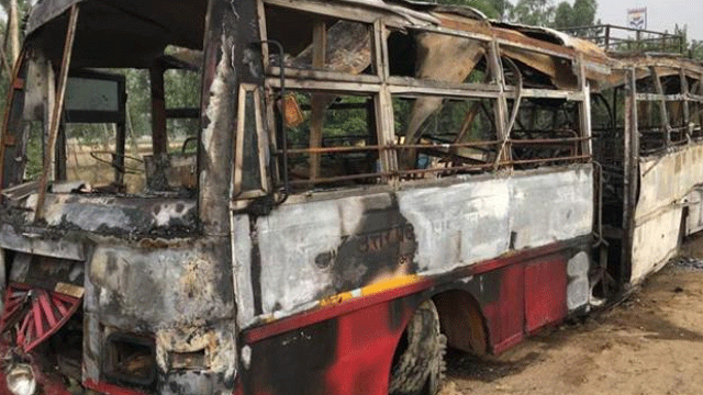 22 burnt alive in UP bus accident | CM announces ex-gratia