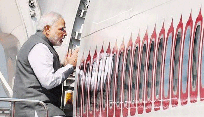 Prime Minister Narendra Modi leaves for three-nation tour