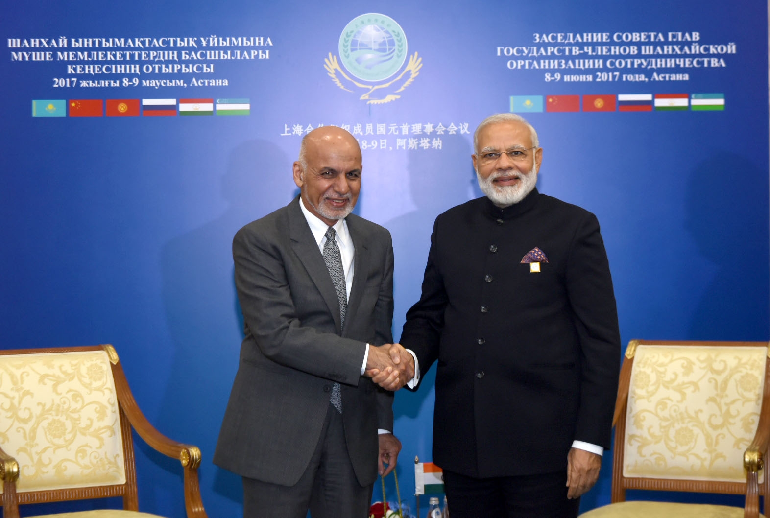 PM Modi meets Afghan President Ghani; condemns terror attacks