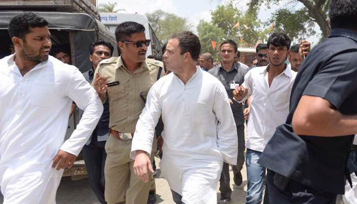 Rahul Gandhi demands martyr status for killed farmers