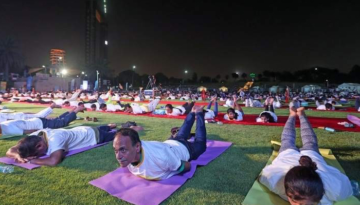 Thousands celebrate International Yoga Day in UAE