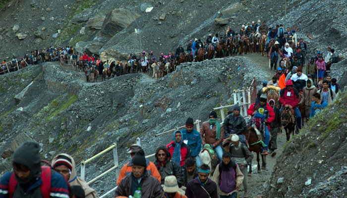 Landslides obstruct Amarnath pilgrims progress