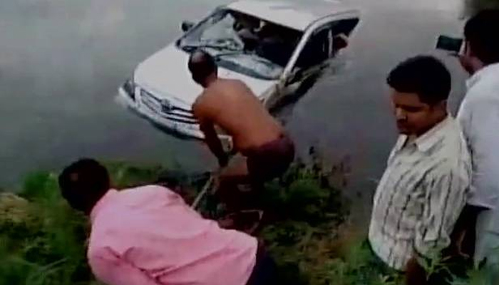 Mathura: 10 dead as car falls into canal