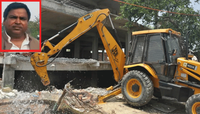 Gayatri Prajapatis illegal building razed