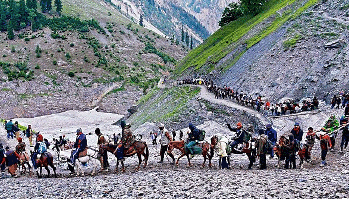 Amarnath Yatra | 346 pilgrims leave for Kashmir Valley