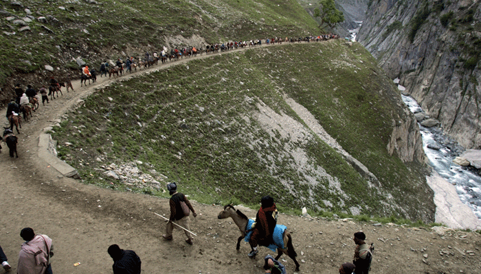 Fresh batch of 4,477 pilgrims leave Jammu for Amarnath Yatra