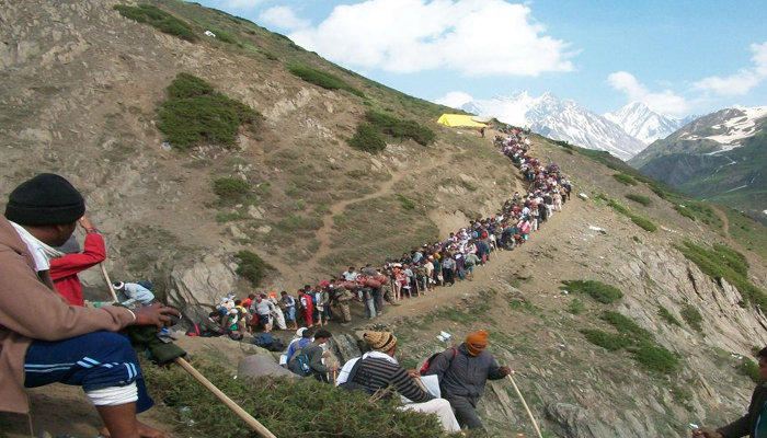 Over 3,300 pilgrims leave for Amarnath Yatra