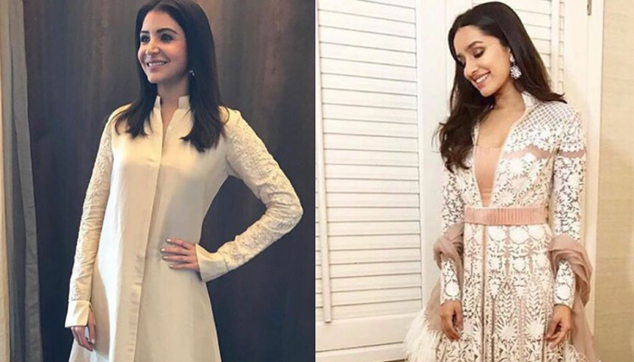 Shraddha Kapoor and Anushka Sharma’s love for white ethnic gowns!