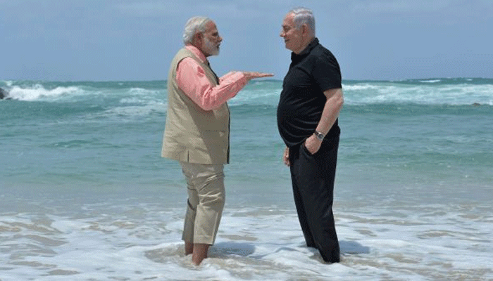 Modi sees desalination plant demo in Israel | Netanyahu accompanies