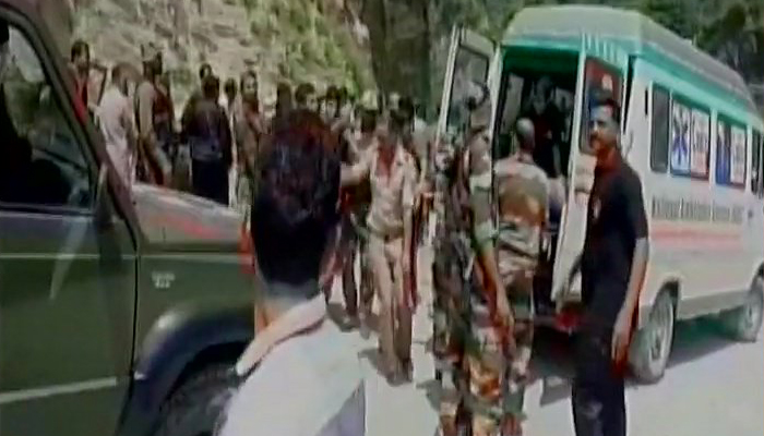 16 Amarnath pilgrims killed in bus accident; rescue underway