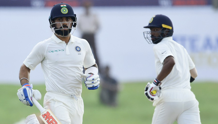 SL vs IND Galle Test: Mukund-Kohli extend Indias lead to 498 runs