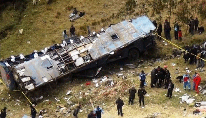 Severe Bus accident in Peru | Eight killed and thirty-five injured