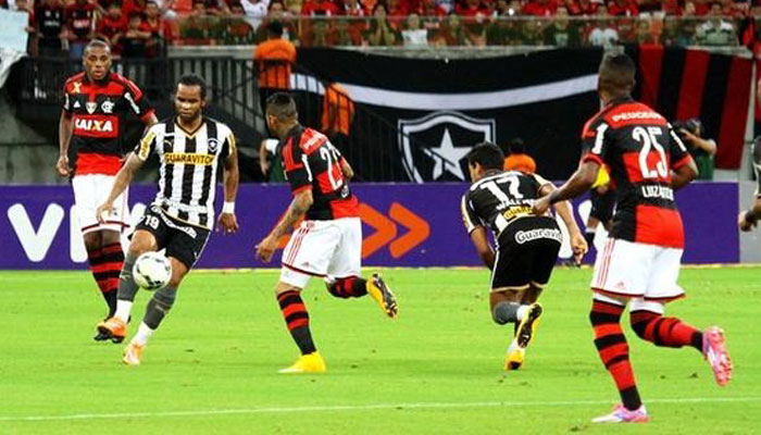 Flamengo beat Coritiba 2-1 in Brazil Serie A