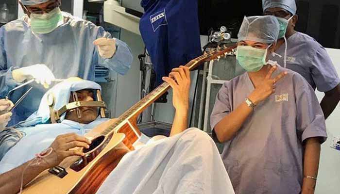 Musician plays guitar during brain surgery in Bengaluru
