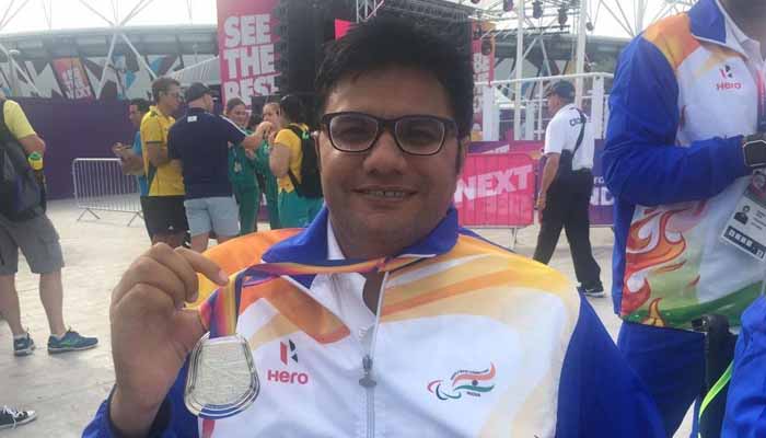 Amit Saroha wins silver at World Para Athletics Championships