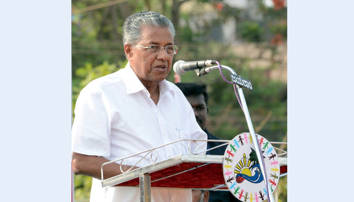 CM Vijayan shushes crowd during speech, says ‘not a place to hoot, chant’