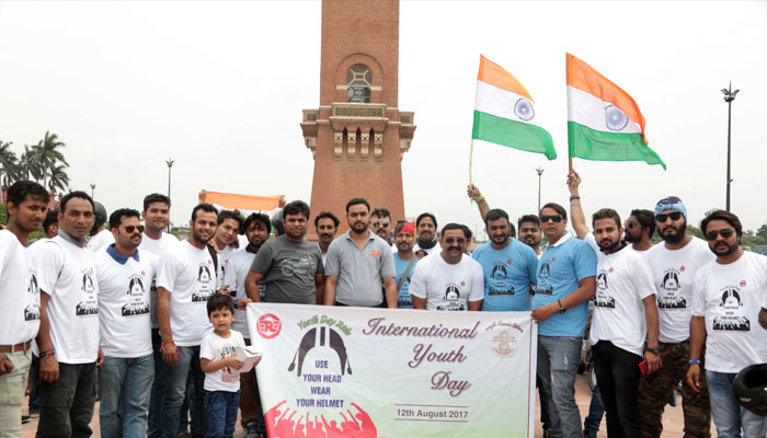 Lucknow celebrates International Youth Day with Bullet riders... 