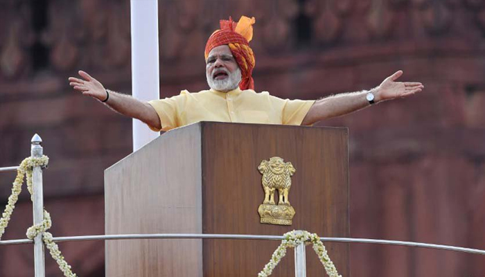 PM Modi keeps his promise; shortest I-Day speech in last 4 years