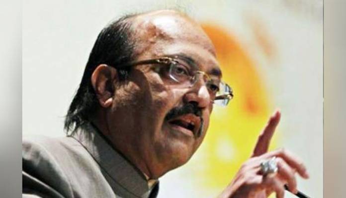 Amar Singh blames Mulayam Singh Yadav for the downfall of SP