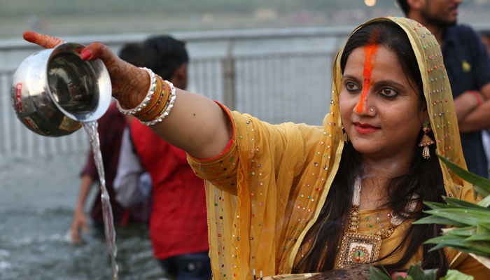 Lucknow celebrates Chhath Pooja | Check mesmerising pictures