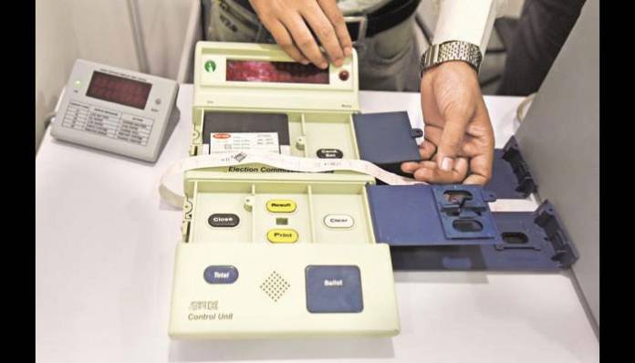 Oppn leaders meet EC, demand verification of VVPAT slips before counting