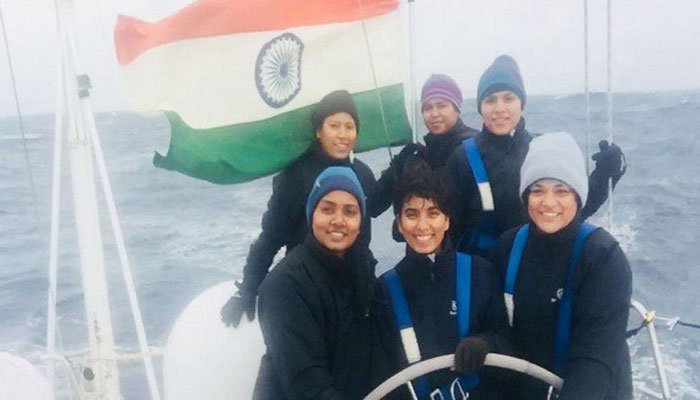 Indian Navys all-women sailing team crosses Cape Horn
