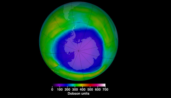 Chemical ban helped closing up of ozone layer hole: NASA