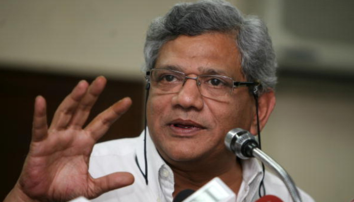 Yechury questions governments silence on Maharashtra violence