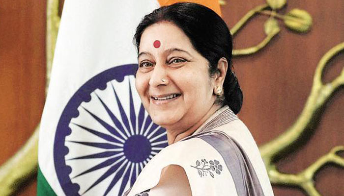 Wishes pour in for External Affairs Minister Sushma Swaraj on her 67th birthday