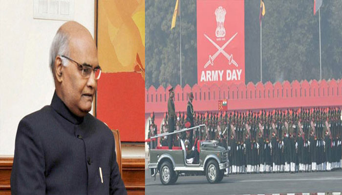 Prez Kovind, PM Modi greet soldiers on Army Day