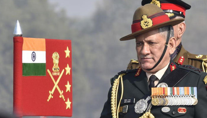 Army Chief Bipin Rawat hits out at Pakistan for supporting terrorism