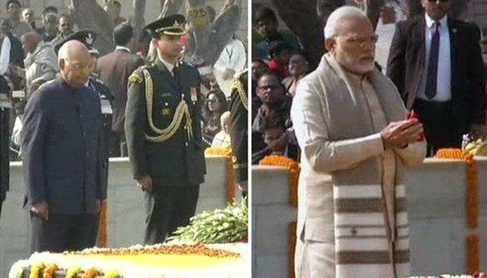 Prez Kovind, PM Modi pay homage to Mahatma on death anniversary