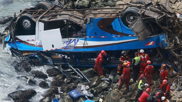 Peru bus accident: 48 killed, over six critically injured  