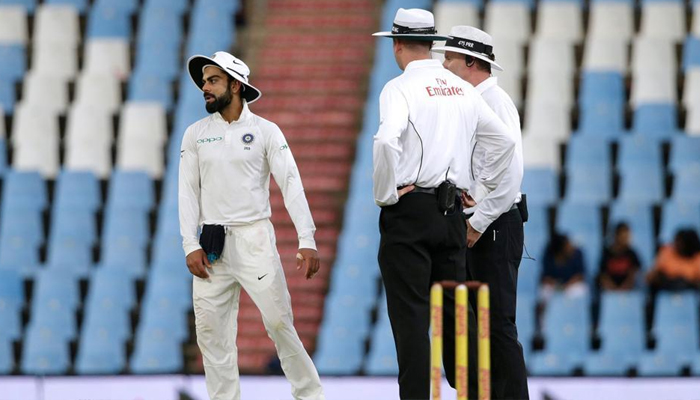 SA vs Ind: Kohli fined 25 per cent of his match fee for showing dissent