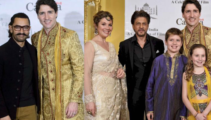 Canadian PM Justin Trudeau meets SRK, Farhan Akhtar