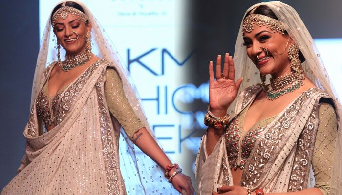 Lakme Fashion Week: Sushmita walks to the tunes of Umrao Jaan