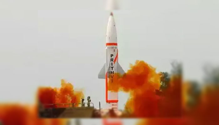 India test fires nuclear capable Prithvi-II missile