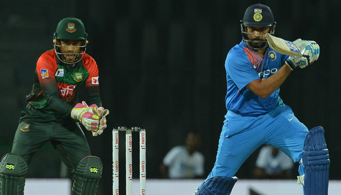 Nidahas Trophy: Rohit stars as India post 176/3 vs Bangladesh