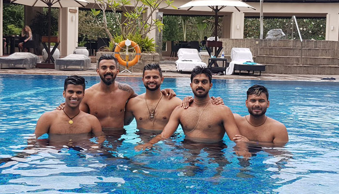 Pics: Here is a sneak peak in the fitness session of Indian Cricketers
