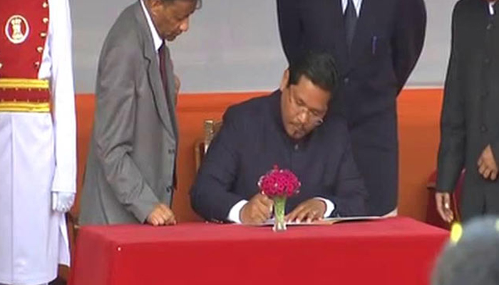 Conrad Sangma takes oath as Meghalaya Chief Minister