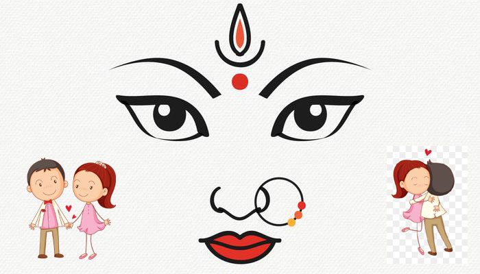 Are durga pandals converting into hubs for love-birds?